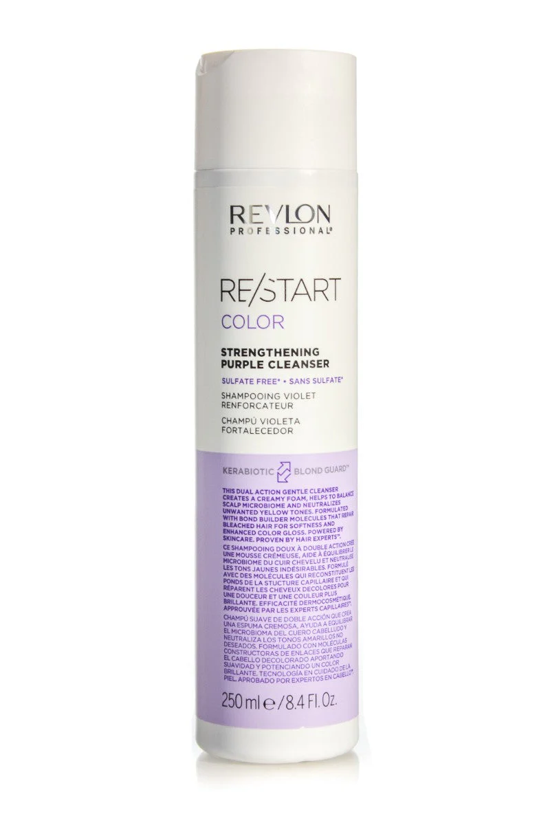 REVLON RESTART Color Strengthening Purple Cleanser | Various Sizes - Image 2