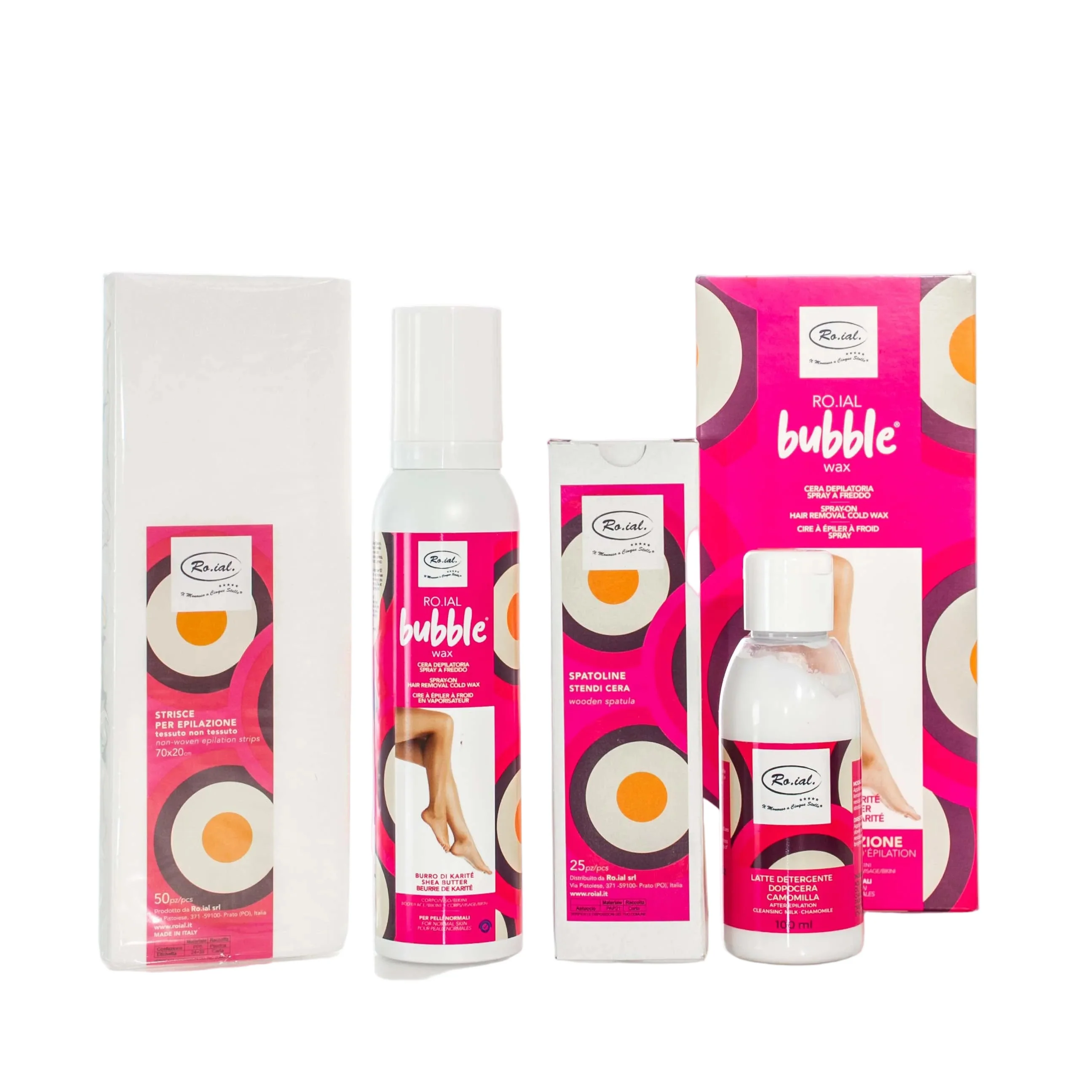 RO.IAL BUBBLE WAX EPILATION KIT SHAE BUTTER - Image 2