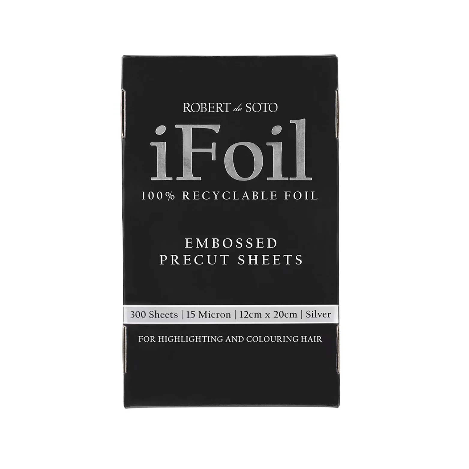 ROBERT DE SOTO EMBOSSED SILVER FOIL 300 SHEETS