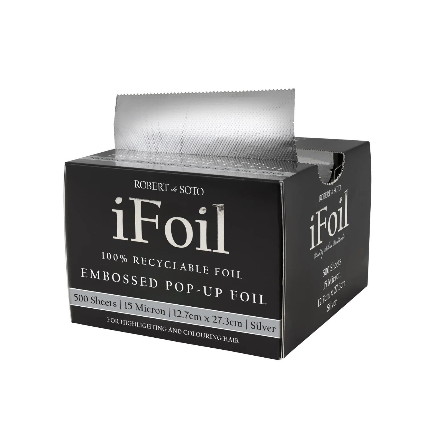 ROBERT DE SOTO EMBOSSED SILVER FOIL 500 SHEETS