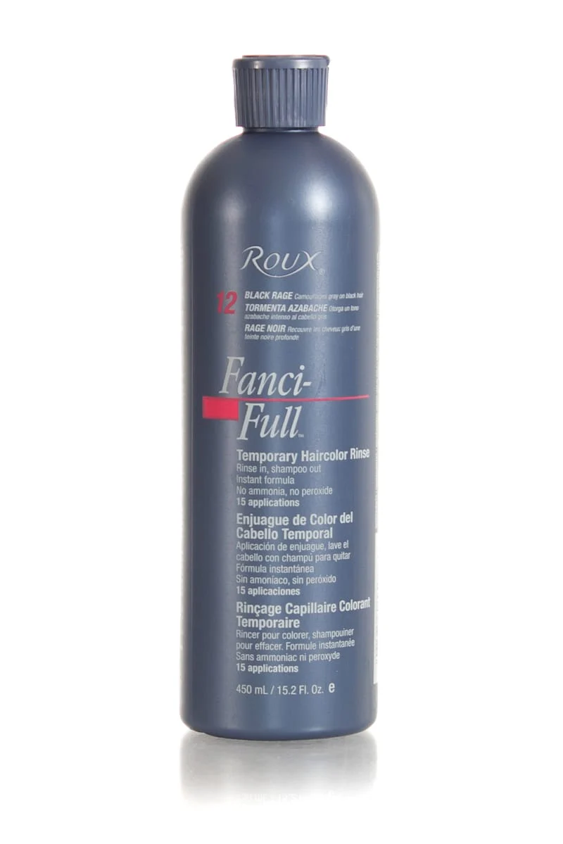 ROUX Fanci-Full Temporary Hair Color 450ml Black Rage 12 - Image 2