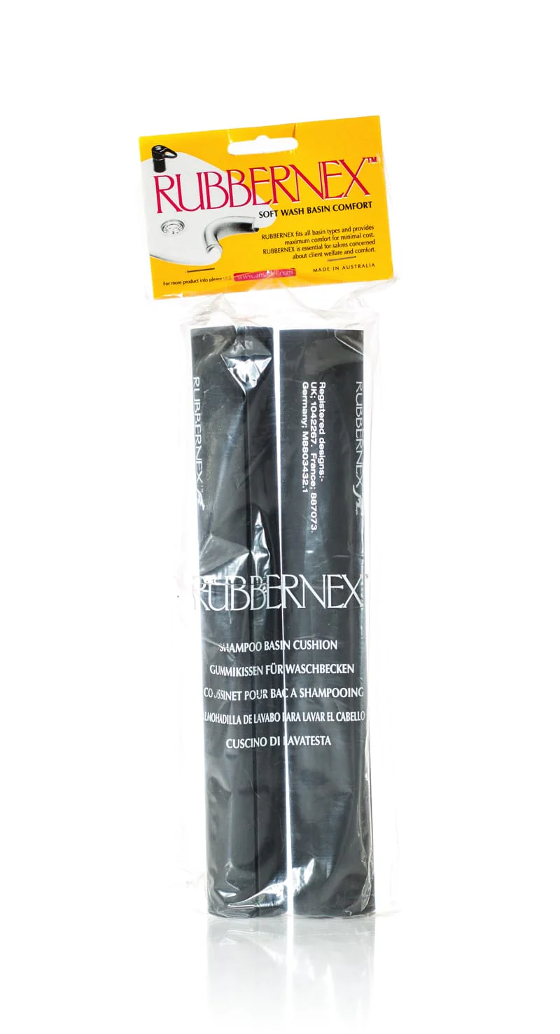 RUBBERNEX SOFT WASH BASIN COMFORT 2 PACK - BLACK