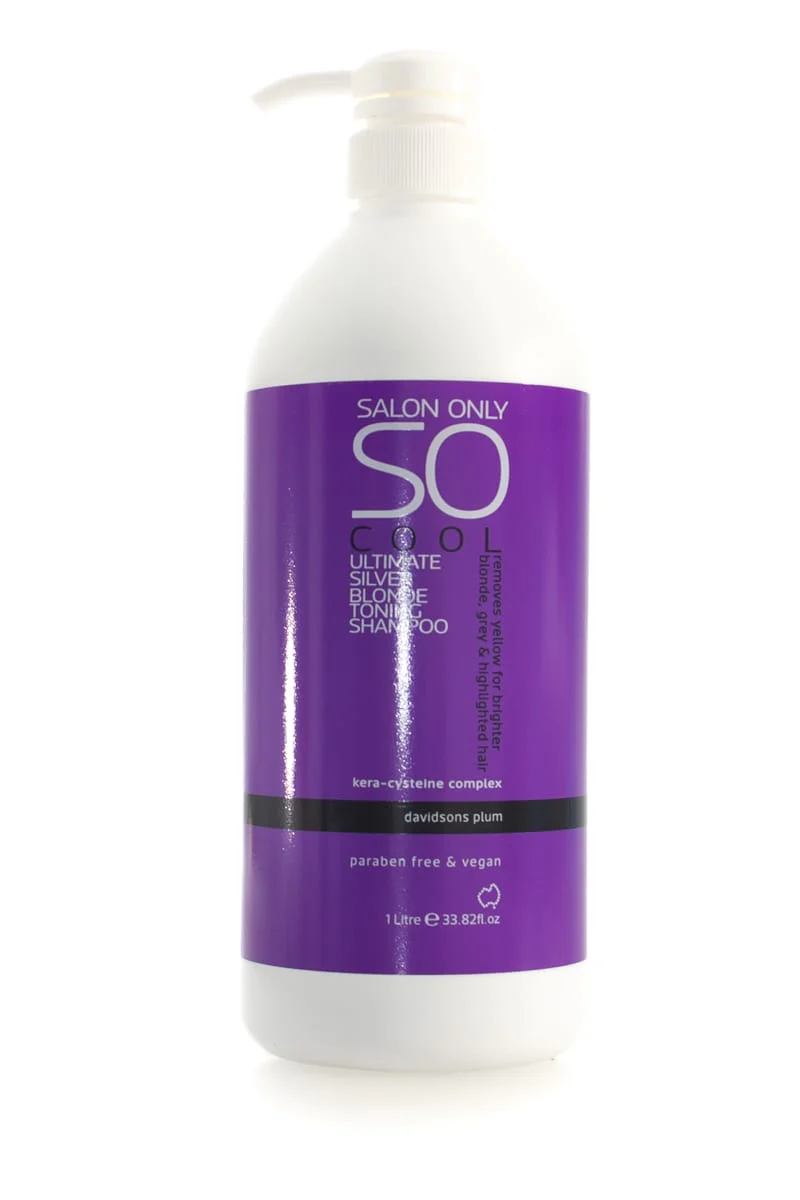 SALON ONLY So Cool Ultimate Silver Toning Shampoo  |  Various Sizes - Image 3