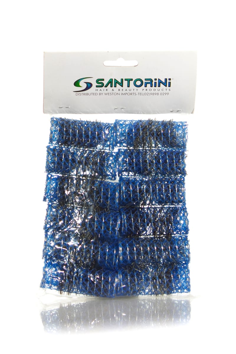 SANTORINI Brush Rollers   12 Pack  |  Various Sizes And Colours - Image 4