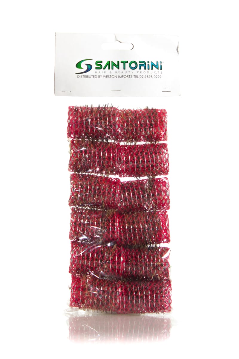 SANTORINI Brush Rollers   12 Pack  |  Various Sizes And Colours - Image 5