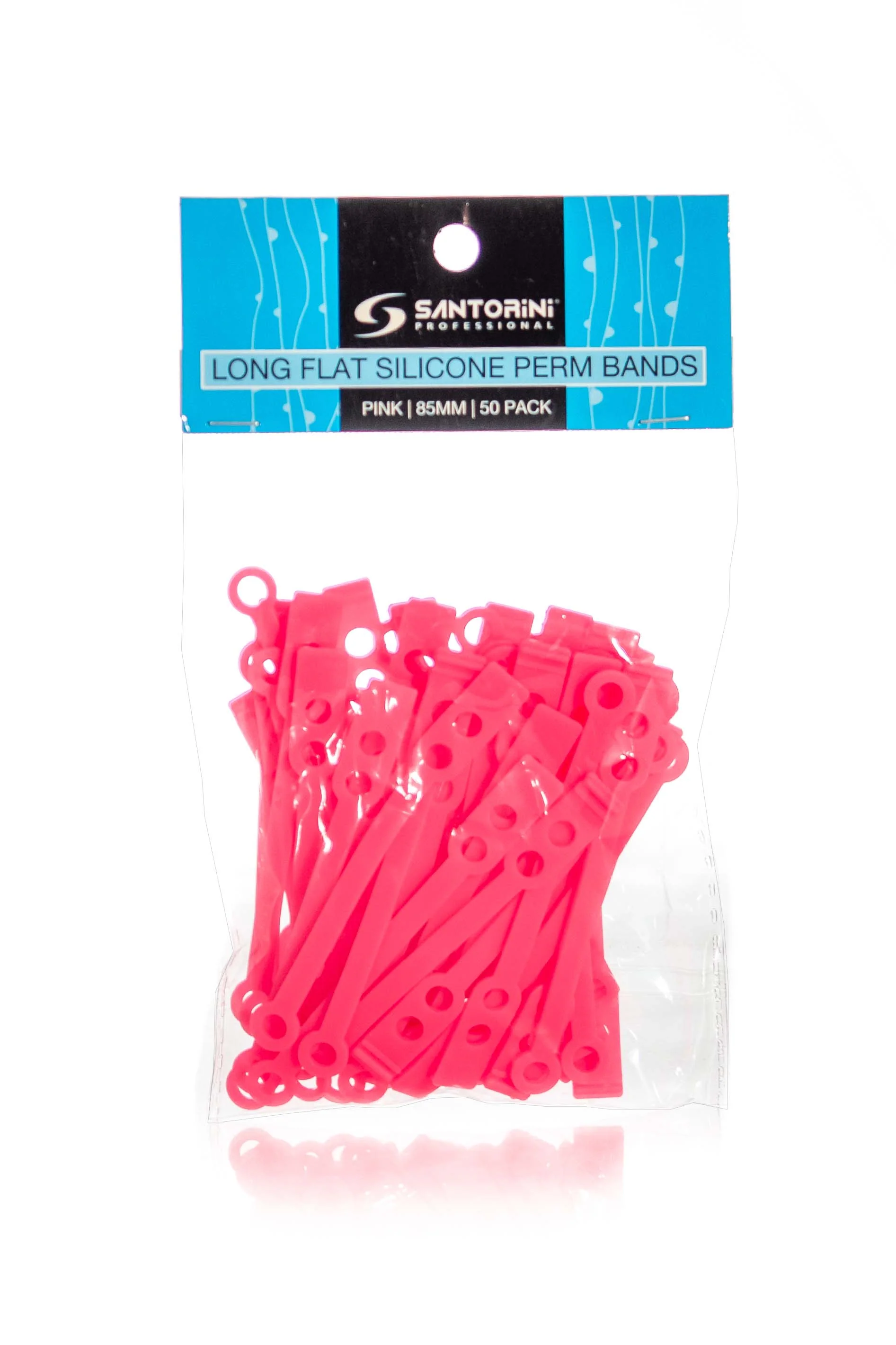 SANTORINI Flat Silicon Perm Bands   50 Pack  |  85mm, Various Colours - Image 3