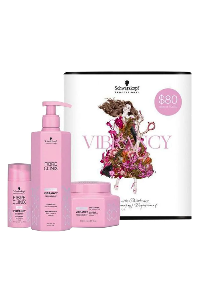 SCHWARZKOPF 2020 FIBRE CLINIX VIBRANCY TRIO PACK