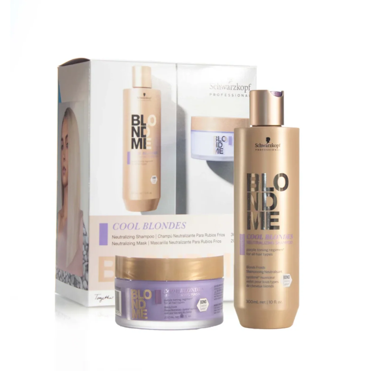 SCHWARZKOPF BLONDE ME COOL BLONDES DUO PACK