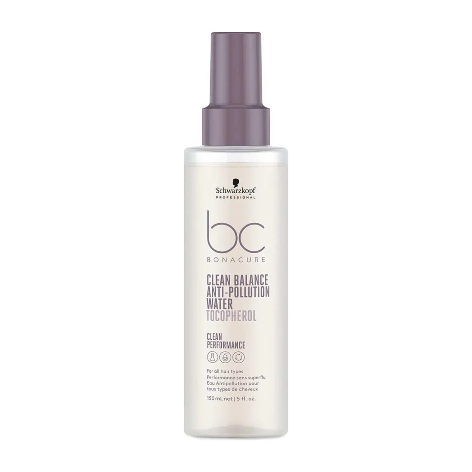 SCHWARZKOPF BONACURE CLEAN PERFORMANCE CLEAN BALANCE DEEP ANTI-POLLUTION WATER 150ML