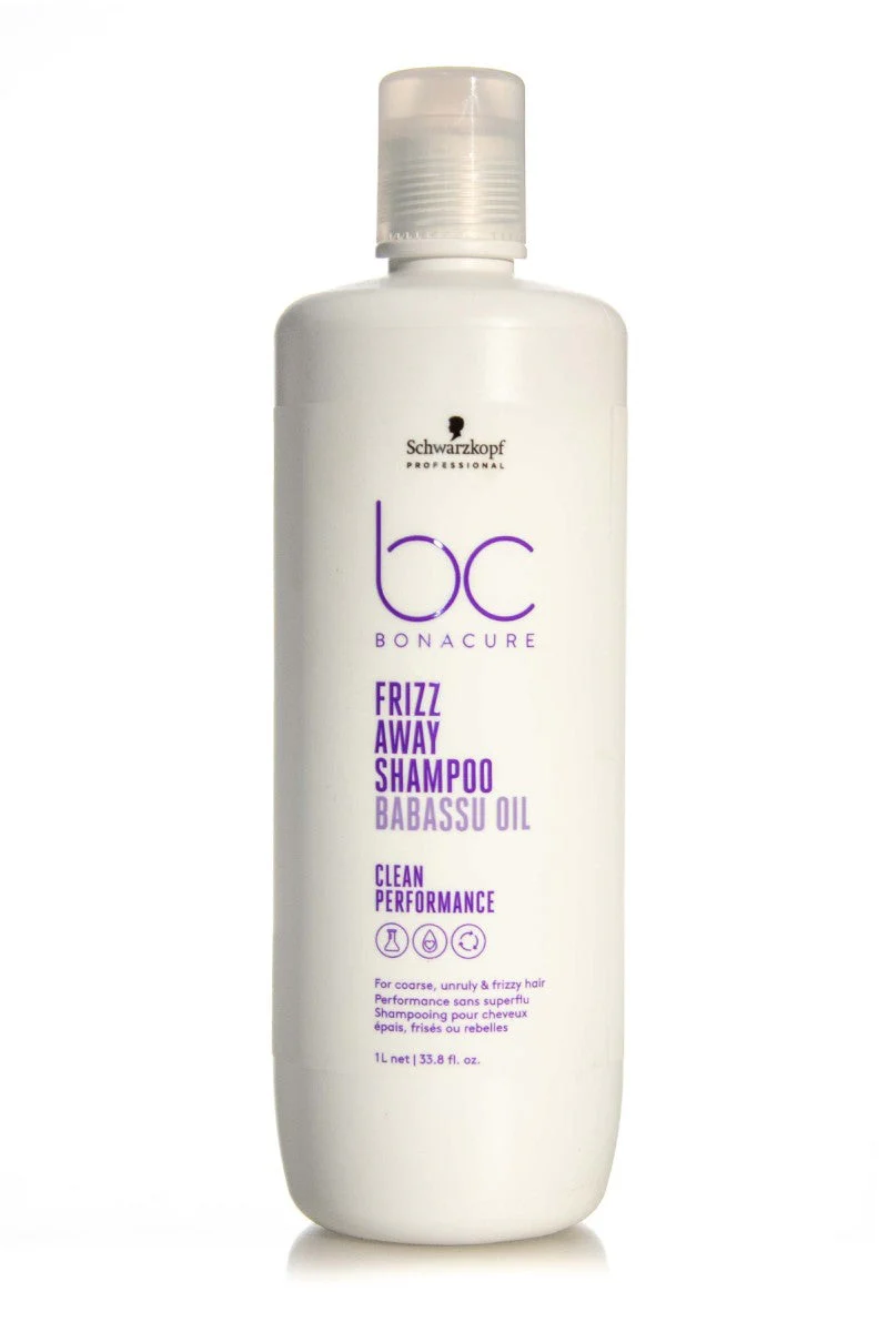 SCHWARZKOPF BONACURE Clean Performance Frizz Away Shampoo | Various Sizes - Image 3