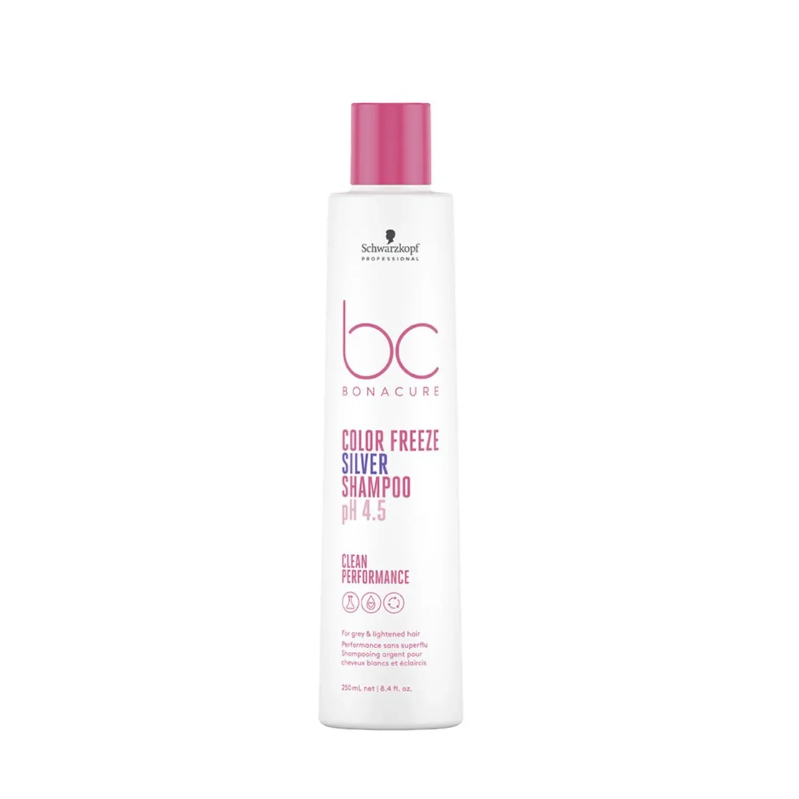 SCHWARZKOPF BONACURE Clean Performance Ph 4.5 Color Freeze Silver Shampoo | Various Sizes