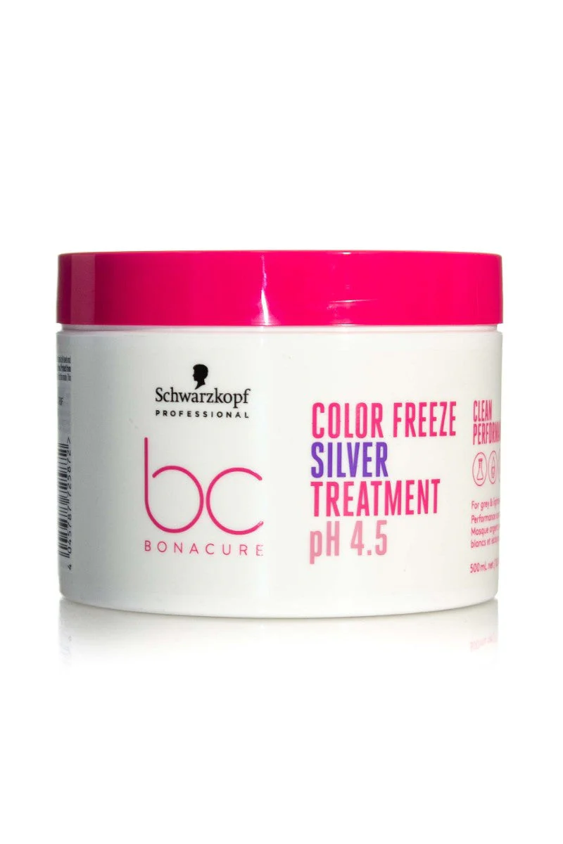 SCHWARZKOPF BONACURE Clean Performance Ph 4.5 Color Freeze Silver Treatment | Various Sizes - Image 3