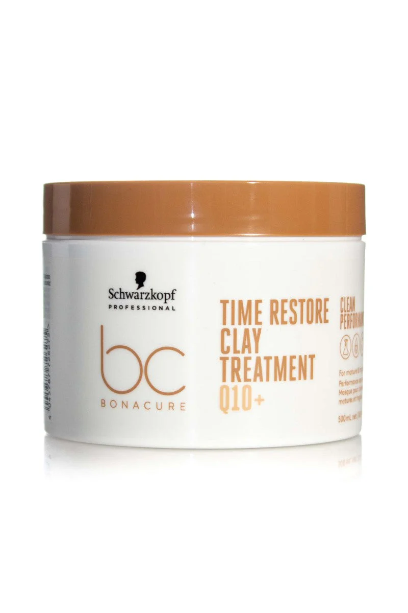 SCHWARZKOPF BONACURE Clean Performance Q10+ Time Restore Clay Treatment | Various Sizes - Image 2