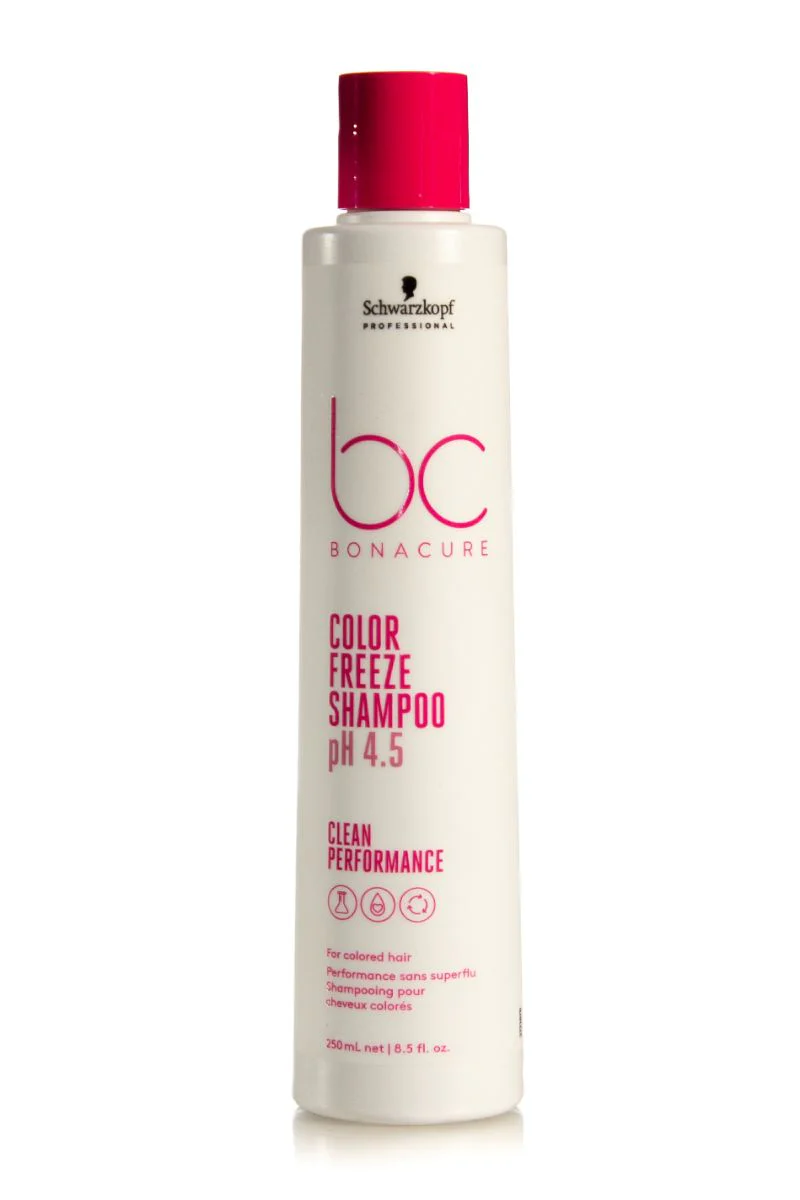 SCHWARZKOPF Bonacure Clean Performance Ph 4.5 Color Freeze Shampoo | Various Sizes - Image 2