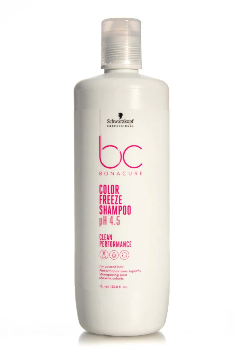 SCHWARZKOPF Bonacure Clean Performance Ph 4.5 Color Freeze Shampoo | Various Sizes - Image 3