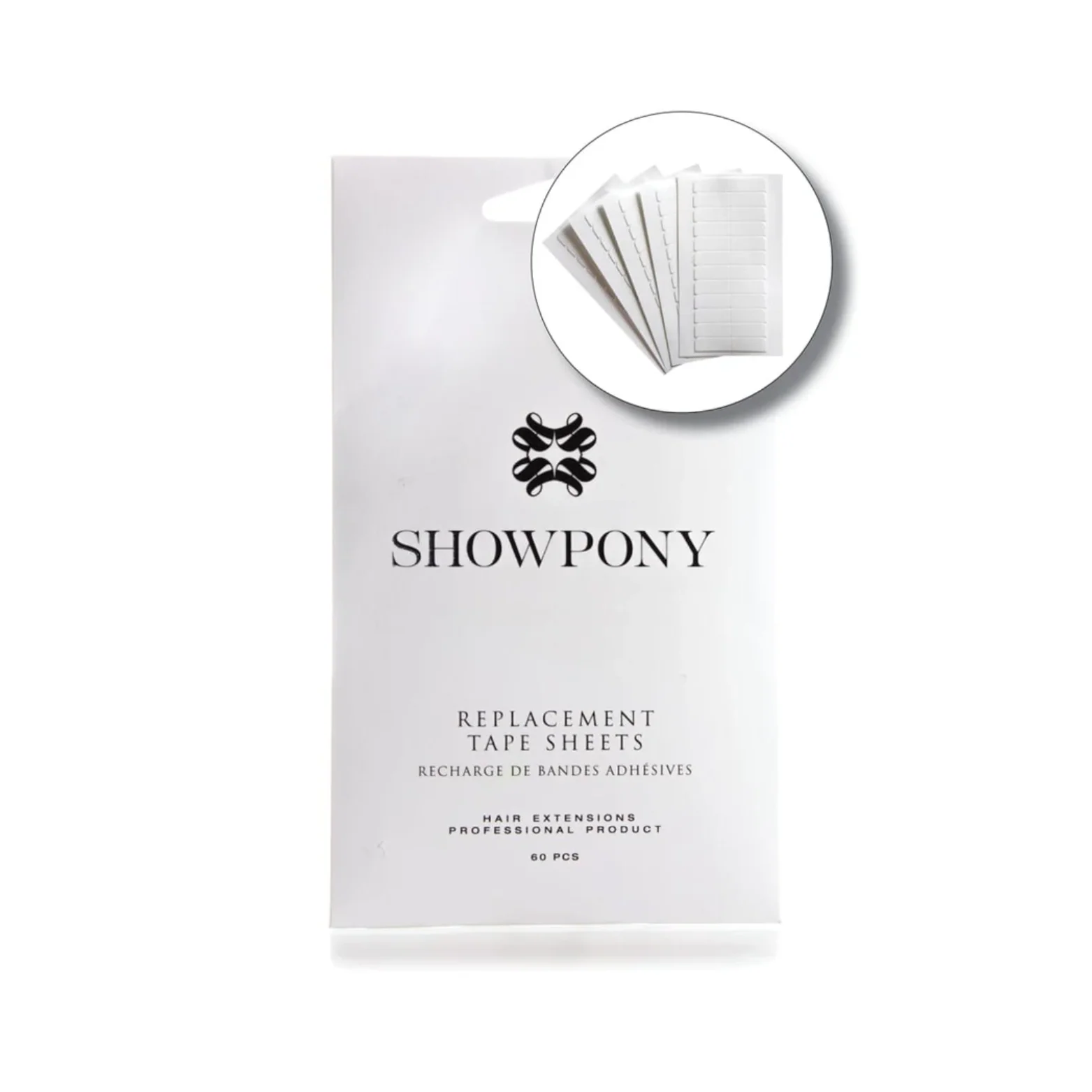 SHOWPONY REPLACEMENT TAPE SHEETS 60 PIECES