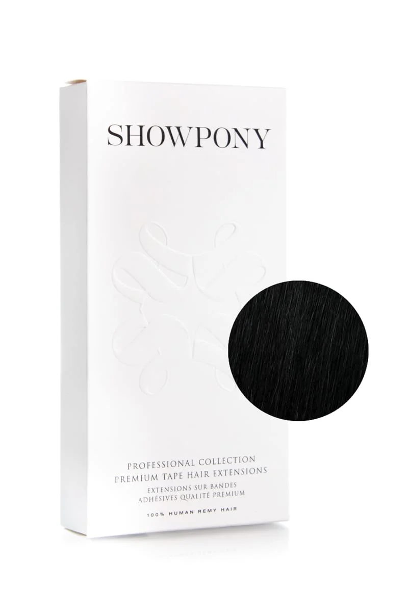 SHOWPONY  Tape Hair Extensions 10 Piece  |  20", Various Colours - Image 8