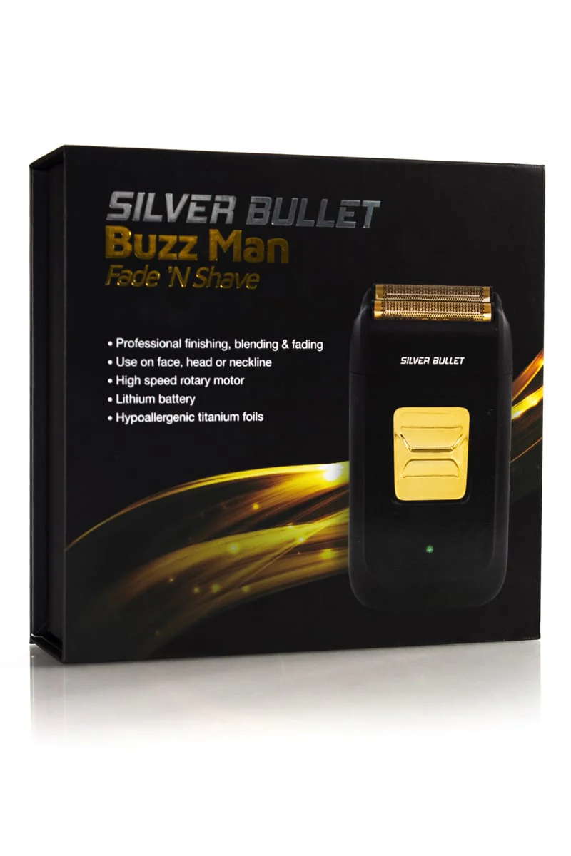 SILVER BULLET BUZZ MAN FADE 'N SHAVE SHAVER - Image 2