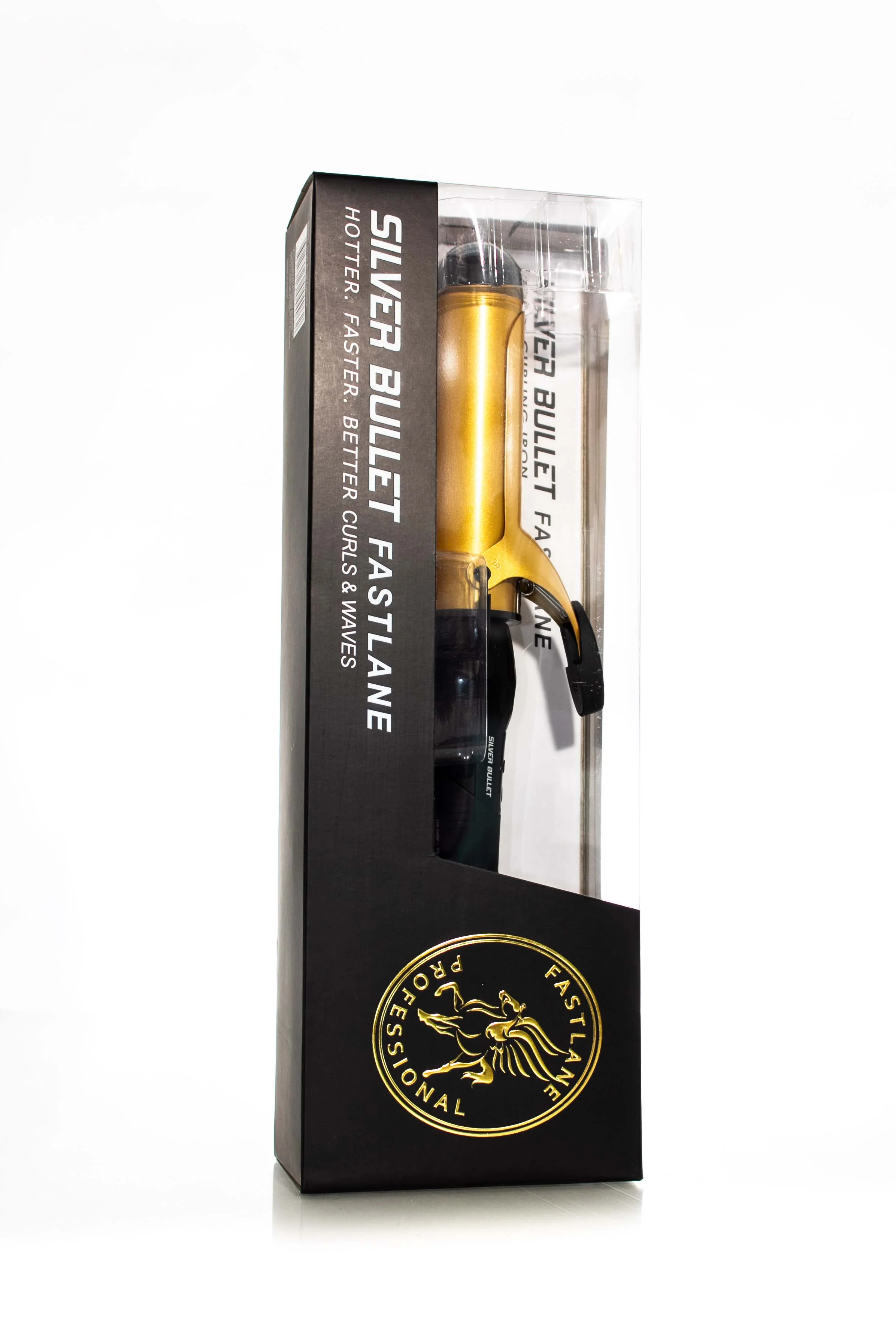 SILVER BULLET Fastlane Gold Curling Iron Tong | Various Sizes - Image 2