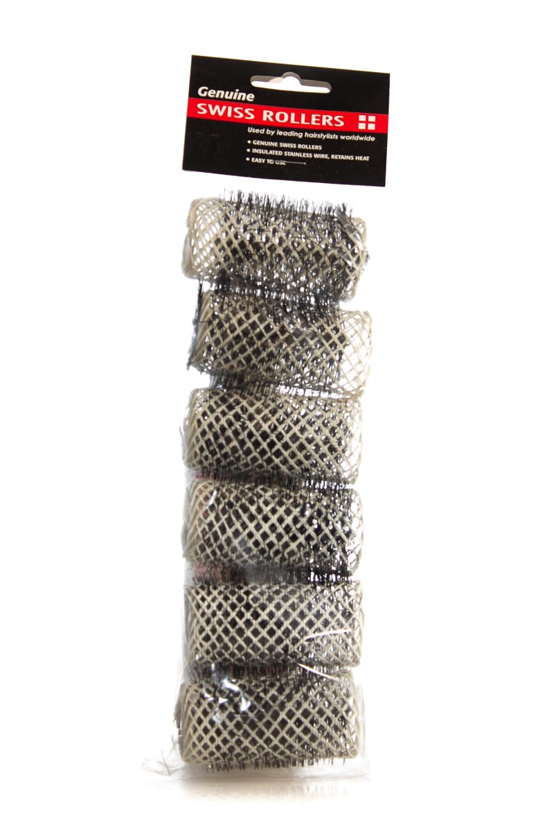 Swiss Brush Rollers  6 Pack  |  Various Sizes And Colours - Image 4