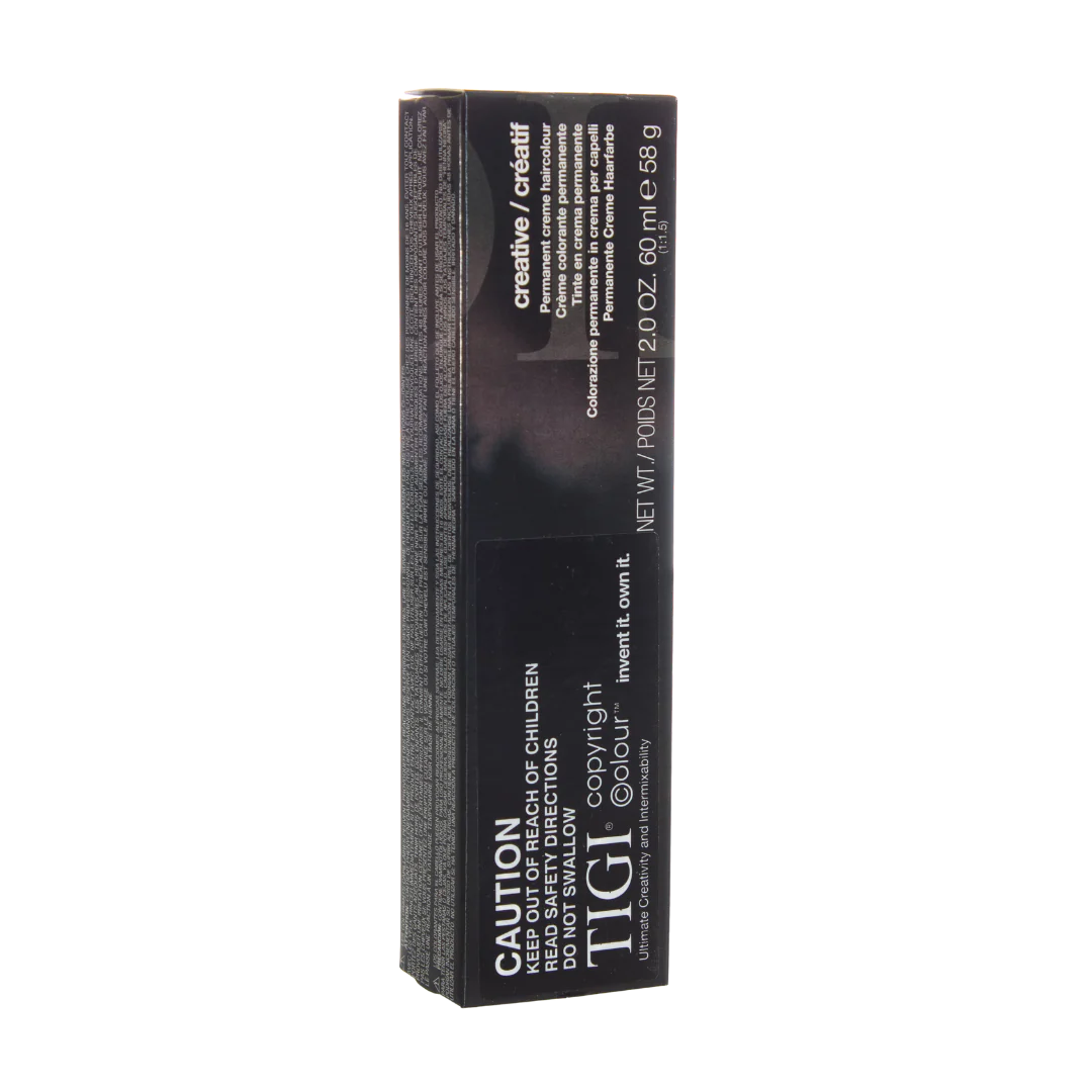 TIGI COPYRIGHT COLOUR CREATIVE PERMANENT 60ML 2/0 *CLEARANCE