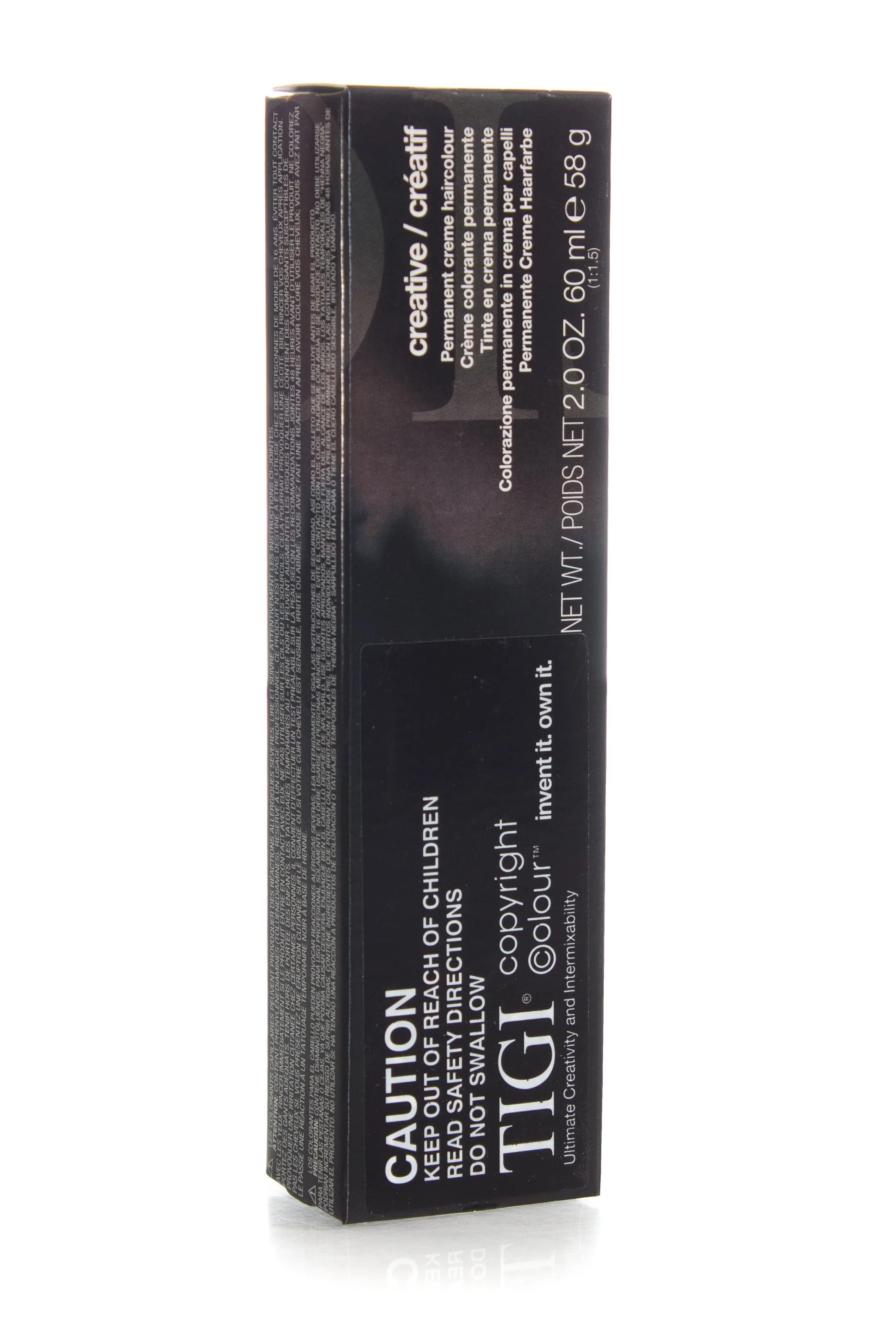 TIGI COPYRIGHT COLOUR CREATIVE PERMANENT 60ML 5/71 *CLEARANCE
