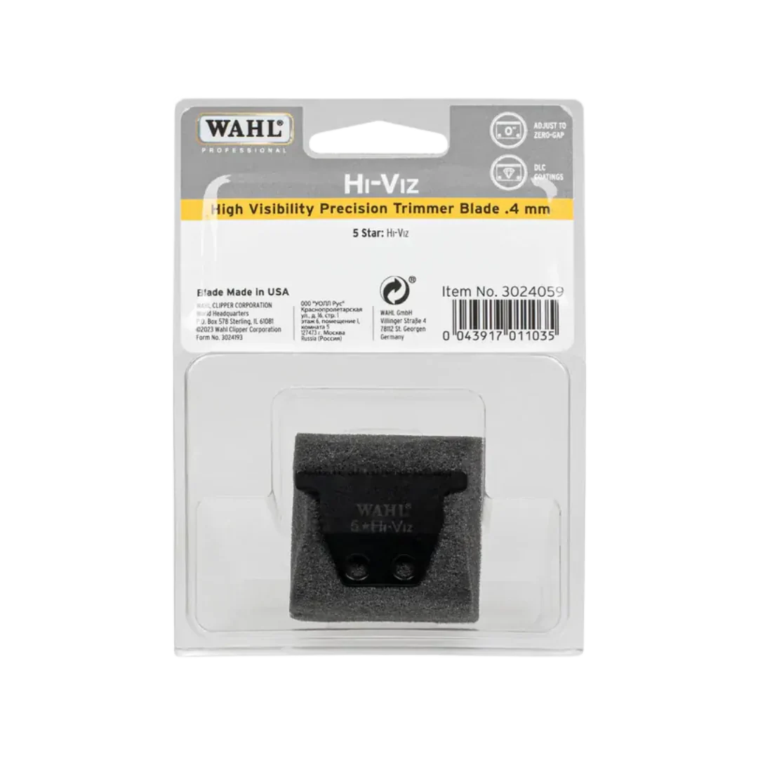 WAHL HI-VIZ PRECISION TRIMMER BLADE .4MM