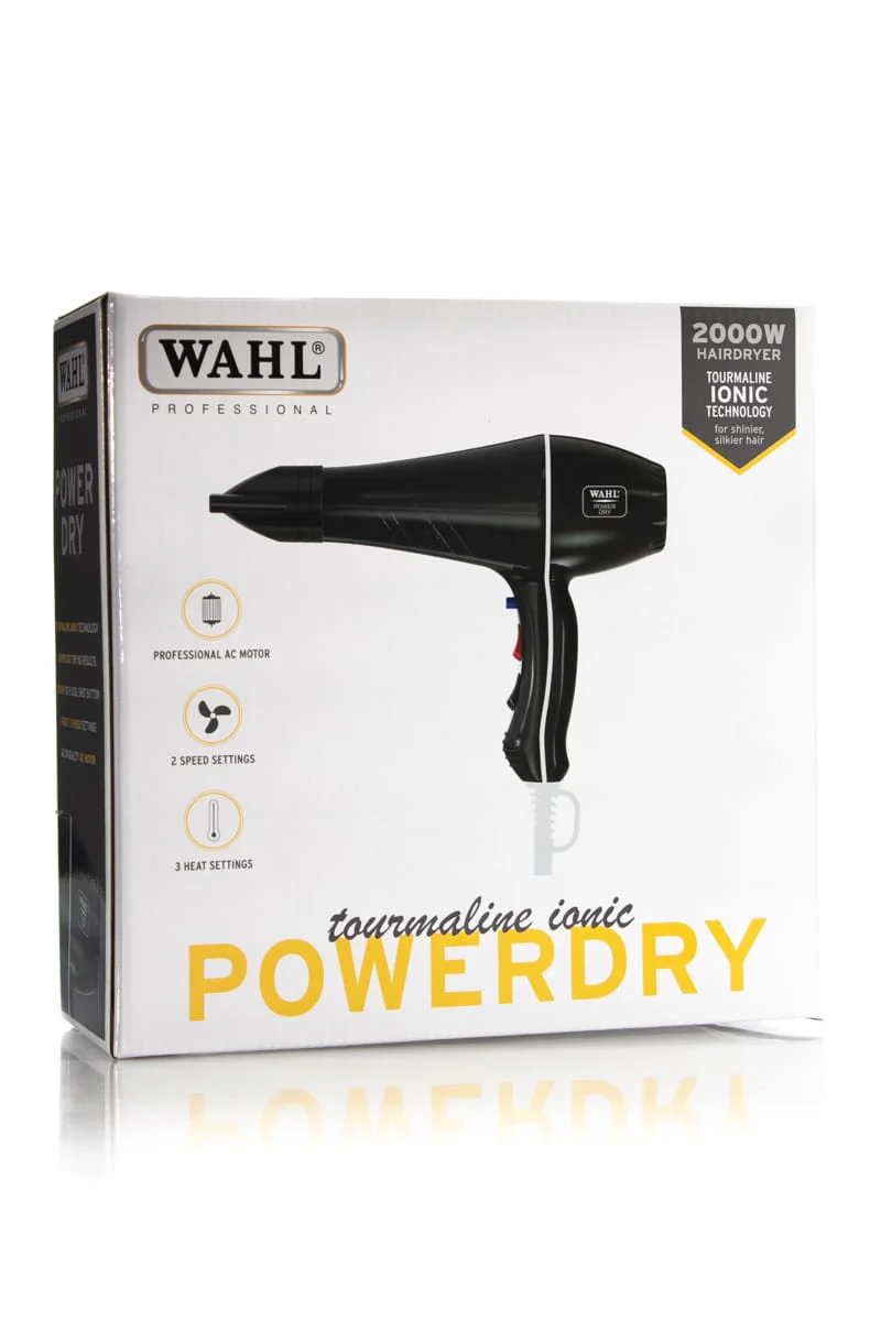 WAHL Powerdry 2000w Hair Dryer  |  Various Colours - Image 3