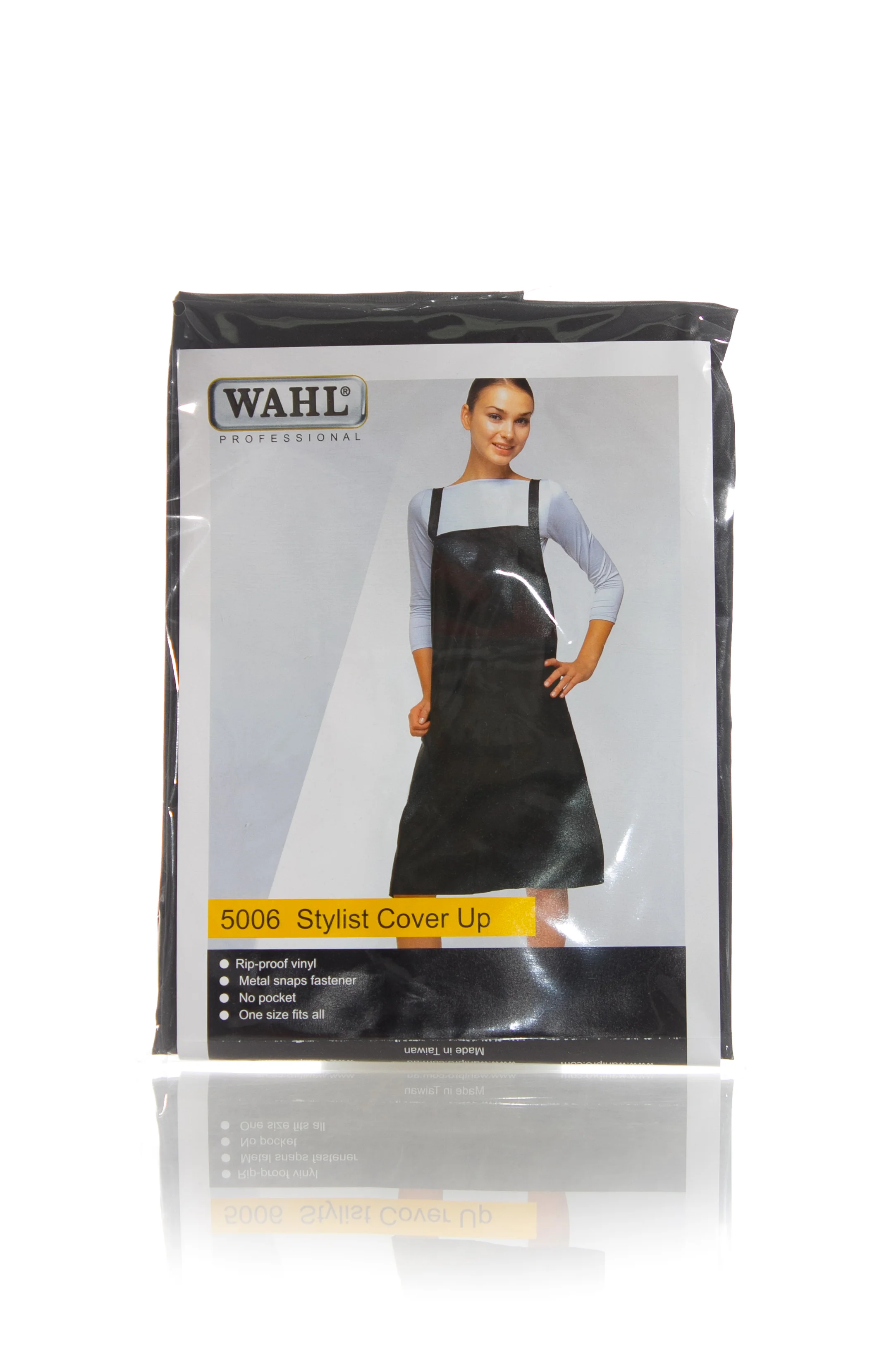 WAHL STYLIST COVER UP VINYL APRON BLACK - Image 2