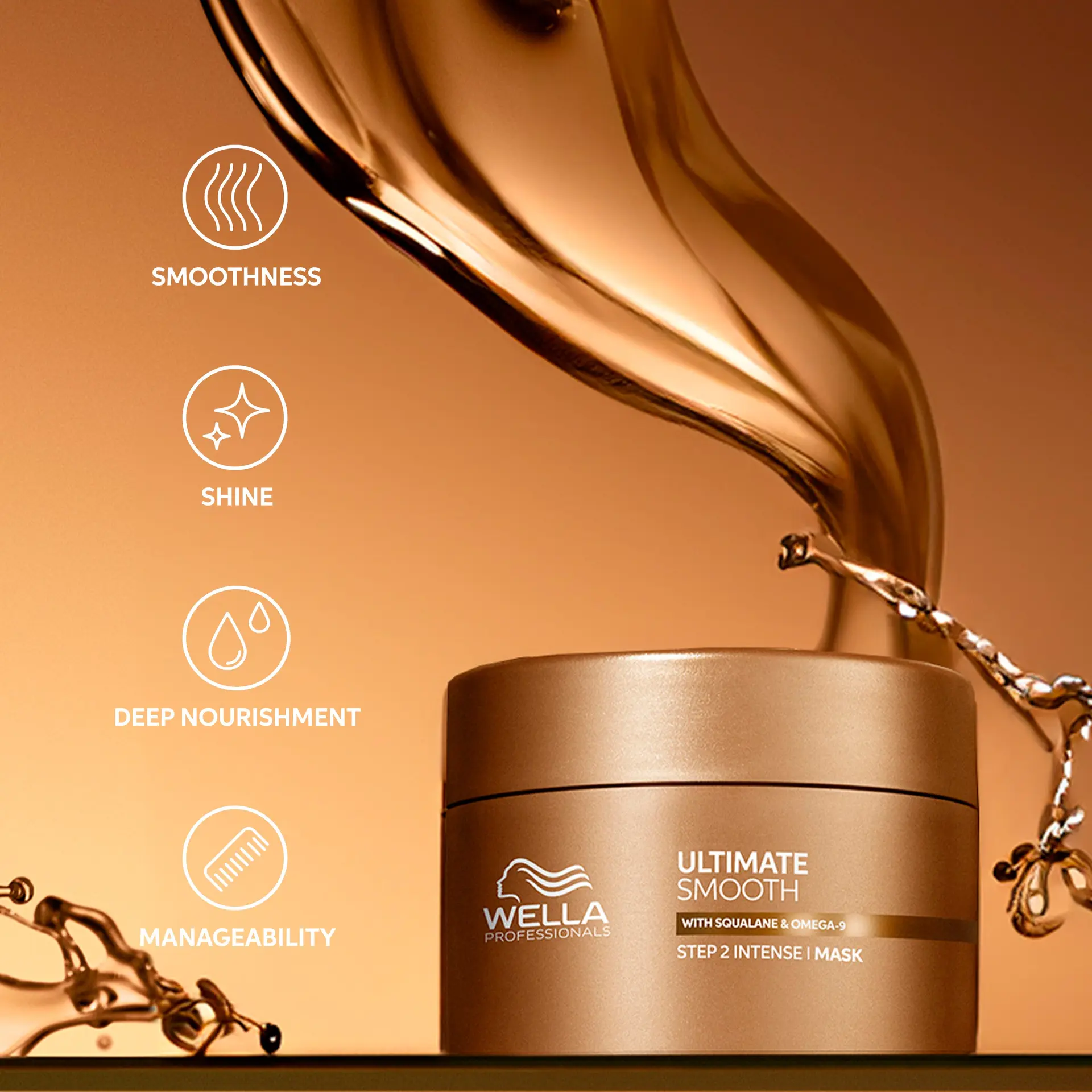 WELLA Ultimate Smooth Step 2 Intense Mask | Various Sizes - Image 4