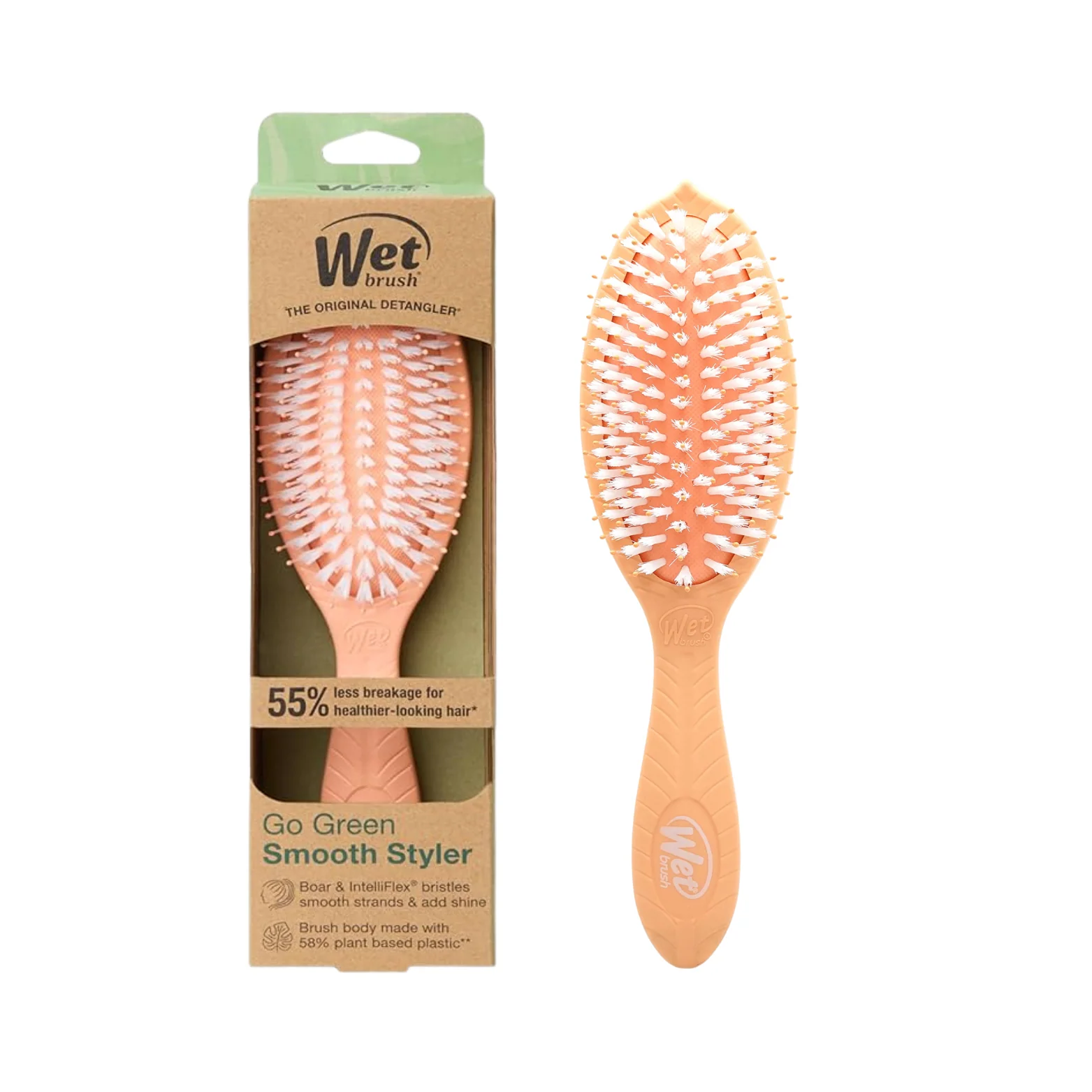 WET BRUSH GO GREEN COCONUT OIL INFUSED SHINE BRUSH