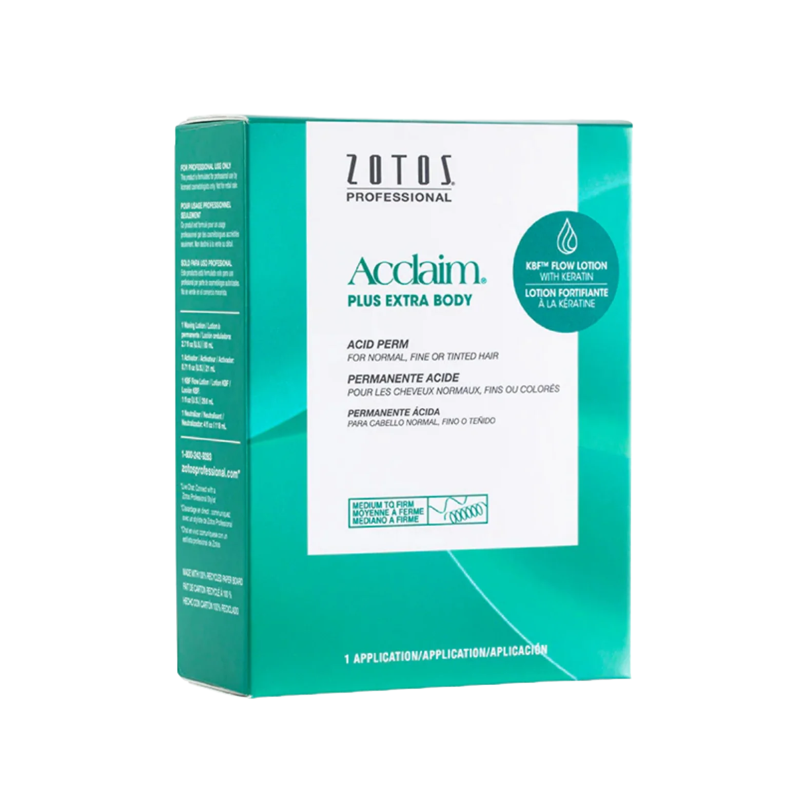 ZOTOS ACCLAIM PLUS EXTRA BODY ACID PERM